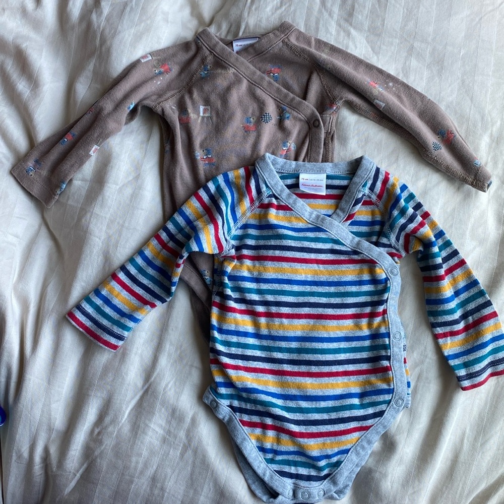 Hanna Andersson Onesies - Set of 2, 12-18 months
